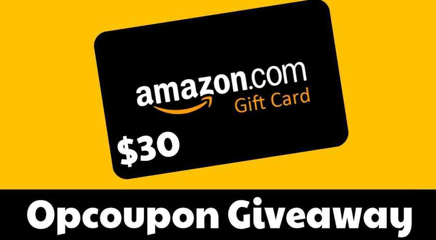 Win a $30 Amazon.com Gift Card from Opcoupon - OzBargain Competitions