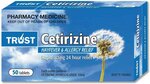 50x Trust Cetirizine (Generic Zyrtec Alternate) $9.29 Delivered @ PharmacySavings