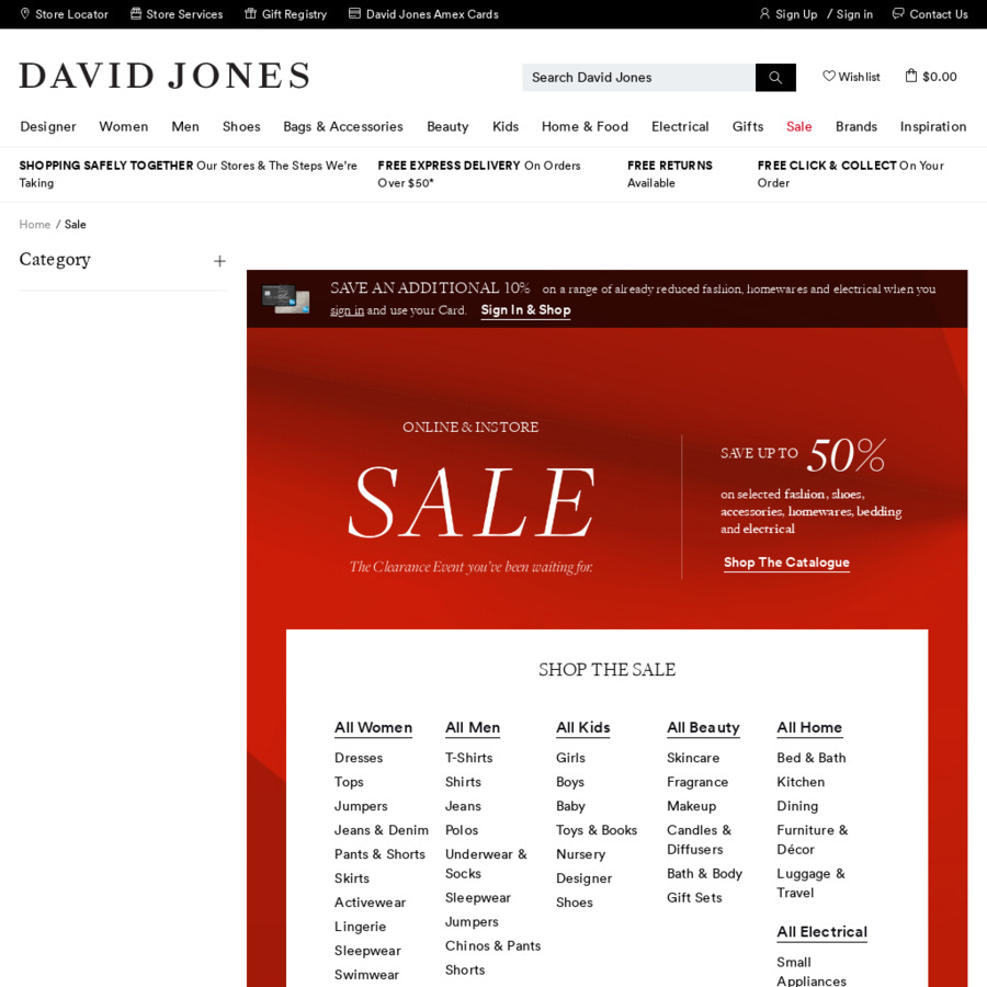 David jones womens online sleepwear sale