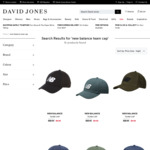 New Balance Cap (Various Color & Styles) $9 + Delivery (Free with $50 Spend/ $0 C&C) @ David Jones