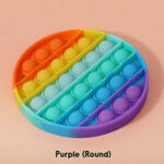 Fidget Toys Pop Its Rainbow Colour Square and Circle $2.20 + $8.95 Shipping @ oztechstore ebay