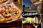 All-You-Can-Eat Gourmet Pizzas & Jug of Beer (or bottle wine) for 2 @ Cushion Lounge St Kilda $27