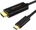 USB C to HDMI Cable 1m 4k@60Hz $17.99, $10 off DisplayPort to HDMI VGA Adapter $11.99 + Delivery @ CableCreation Amazon AU