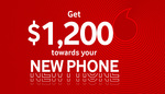 Sign up to a 24-Month 200GB $99 SIM Plan, Get $1200 Voucher for an Eligible Mobile Phone @ Vodafone (Tele Sale or in-Store)