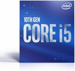 Intel Core i5-10400 CPU 2.6GHz (4.4GHz Turbo) 10th Gen LGA1200 6-Cores 12-Threads $219 Delivered @ Computer Alliance Amazon AU