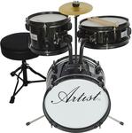 [NSW] Artist AJ313 3-Piece Black Mini Acoustic Drum Kit $139 (RRP $199) C&C Only @ Artist Guitars (Yennora)