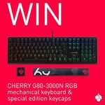 Win 1 of 3 G80-3000N RGB Mechanical Keyboards & Special Edition Key Caps Worth US$120 from Cherry