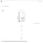 TP-Link Tapo P100 Mini Smart Wi-Fi Plug 12,000 Points for 2-Pack + Delivery (2,500 Points or $5.95) @ Telstra Plus Rewards