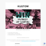 Win an Al Merrick Surfboard, Wetsuit & a Year's Worth of Kustom Footwear worth $1,900 from Kustom