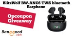 Win a BlitzWolf® BW-ANC6 TWS bluetooth Earphone from Opcoupon | Week 153