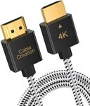 4K Braided HDMI Cable 10FT/3M, $7.69, 6FT $6.62, 3.3FT $5.82 + Delivery ($0 with Prime / $39 Spend) @ CableCreation via Amazon