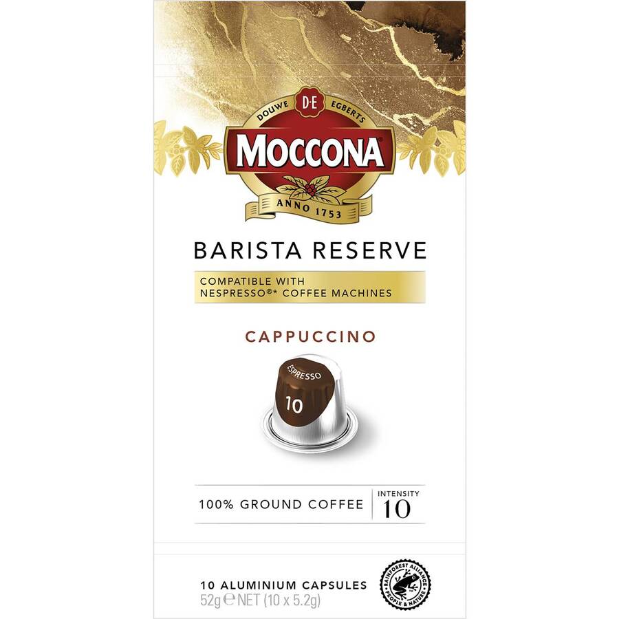 Moccona Barista Reserve Coffee Capsules 10-Pack $3.50 @ Woolworths ...