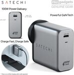 Satechi 100W USB-C PD GaN Wall Charger $99.99 Delivered @ Pro Gadgets
