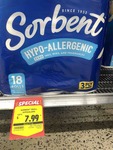 [VIC] 28% off Sorbent Hypo-Allergenic Toilet Paper 18pk $7.99 ($0.44/roll) @ Boccaccio Supa IGA