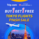 Buy 1 Get 1 Free Tokyo Flights on China Airlines (eg: Sydney to Tokyo 1-Way for 2 Persons from $723) @ Trip.com (App Only Deal)