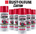 6x Rustoleum Premium Lacquer Spray Paint (Matt Clear, Red or Orange) $39.95 Delivered (RRP $131.94) @ South East Clearance