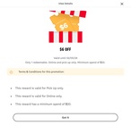$6 Off Pickup Orders $20+ (If Your Account Is 1 Year or Older) @ KFC via App