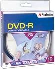 Verbatim - 10 x DVD-R/DVD+R - 4.7 GB 16x $3.00 10 Pack - (Harris Tech)