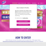 Win a Prepaid MasterCard Valued at $10,000 from Vanish