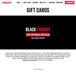 [NSW, VIC, QLD, SA, WA] 20% off TGI Fridays eGift Cards @ TGI Fridays