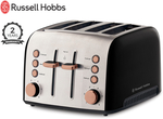 Russell Hobbs Brooklyn 4-Slice Toaster - Copper $39.50 + Delivery ($0 OnePass) @ Catch