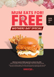 [VIC] Choice of Any Burger, Fries and 300ml Drink for Free with Minimum $25 Spend @ Burgertory