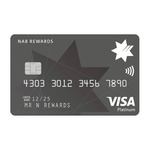 NAB Rewards Platinum Card with Velocity - 60,000 Velocity Points ($1000 Spend in 60 Days, + 20,000 after 12mo), $95 1st Year Fee