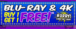 Buy 1 Get 1 Free: Blu-Ray/4K Movies & TV Series + Delivery ($0 C&C/ in-Store) @ JB Hi-Fi
