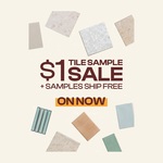 $1 Tile Samples + Free Delivery @ TileCloud