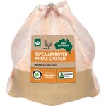 Woolworths RSPCA Approved Fresh Whole Chicken $3.99/kg @ Woolworths