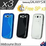 3x Samsung Galaxy S3 TPU S Line Soft Case Cover + 3x Free Screen Protector for $2 Free Postage