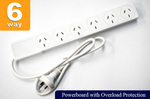 6-Outlet Powerboard with Overload Protection $6.98 Delivered No Pickup