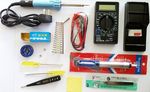 Gadgetcity Electronics Tech Kit Soldering Iron Digital Multimeter Stand Tools Free Post $29.95