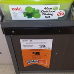Zak Picnic Set 46 Pieces. Was $20 Now $5 (with Everyday Rewards Card) - Woolworths Stirling WA