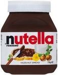 Nutella 750g $5 at Woolies