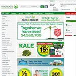FREE Delivery of First Five Online Orders at Woolworths
