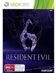 Resident Evil 6 (Xbox 360) + RAGE Strategy Guide $5 Delivered (See Description)