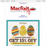 Macfixit 15% off Easter Sale