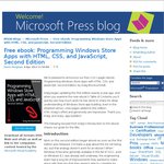 FREE Microsoft eBook: Programming Windows Store Apps with HTML, CSS, & JavaScript (2nd Edition)