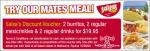 Melbourne Salsa's Discount Voucher - Mates Meal for $19.95