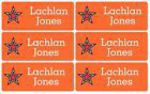 Personalised Kids Stick on Name Labels - Get 72 Small Labels for $6.00 with FREE POSTAGE IN AUST