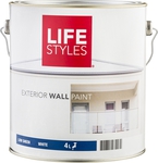  4L White Low Sheen Exterior Paint, Taubmans Lifestyles $19.90 Bunnings