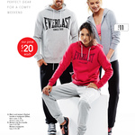 Everlast Mens and Womens Hoodie or Trackpants $20 @ Kmart