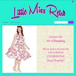 40% Storewide Clearance Sale on 1950s Womens Retro Clothing and Shoes at Littlemissretro.com.au