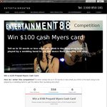 Win a $100 Prepaid Myers Cash Card