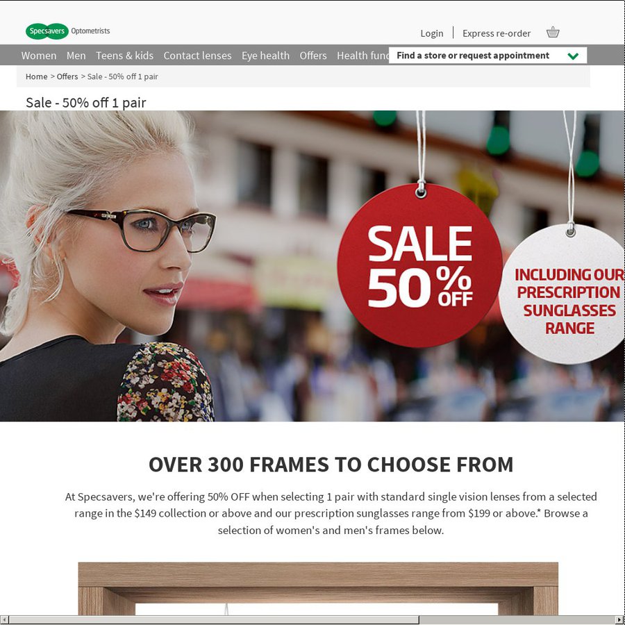 specsavers 50 off sunglasses