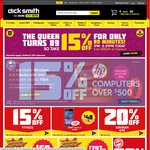 15% Off at Dick Smith - 89 Minutes 1pm - 2.29pm