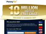 10 Million Minutes of FREE CALLS Exclusive to PennyTel Members Only - to Selected Countries (18 Dec to 2 Jan)