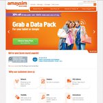 60% off 1st Month of Amaysim UNLIMITED 5GB $17.96 (Save $26.94)