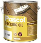 Masters - Pascol Exterior Decking Oil Natural 4L $28